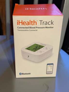 iHealth Track Connected Blood Pressure Monitor Model KN-550BT